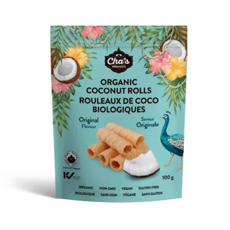 chas organic coconut rolls