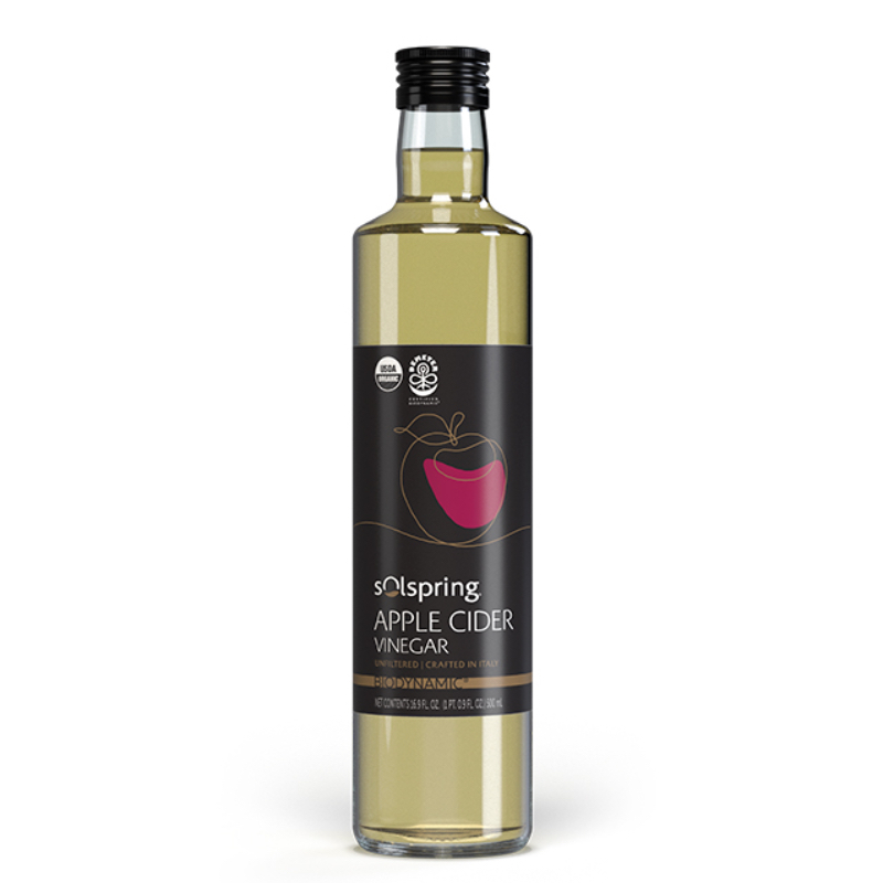 Biodynamic organic apple cider vinegar